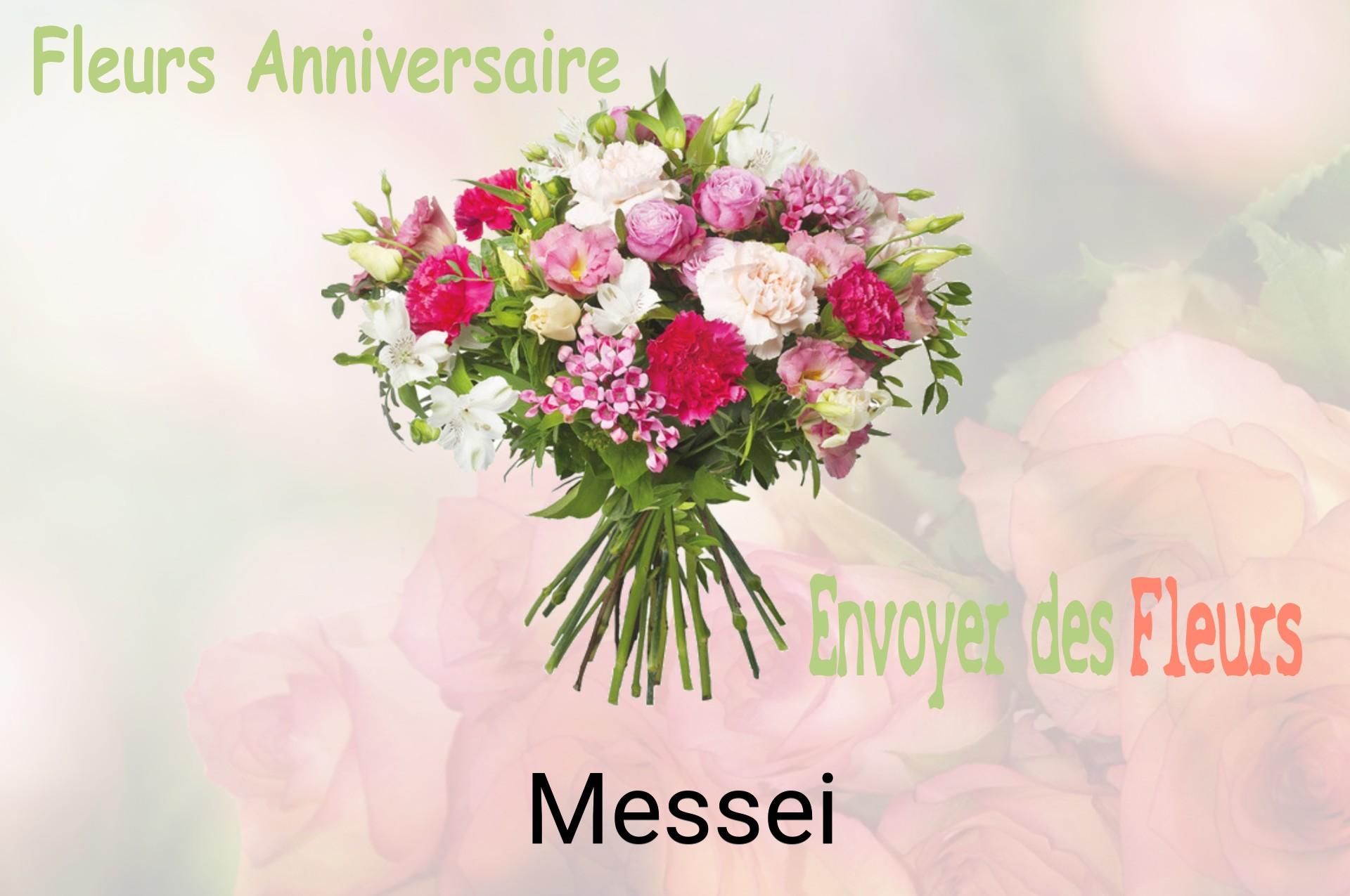 Bouquet de fleurs d’anniversaire livré à Messei